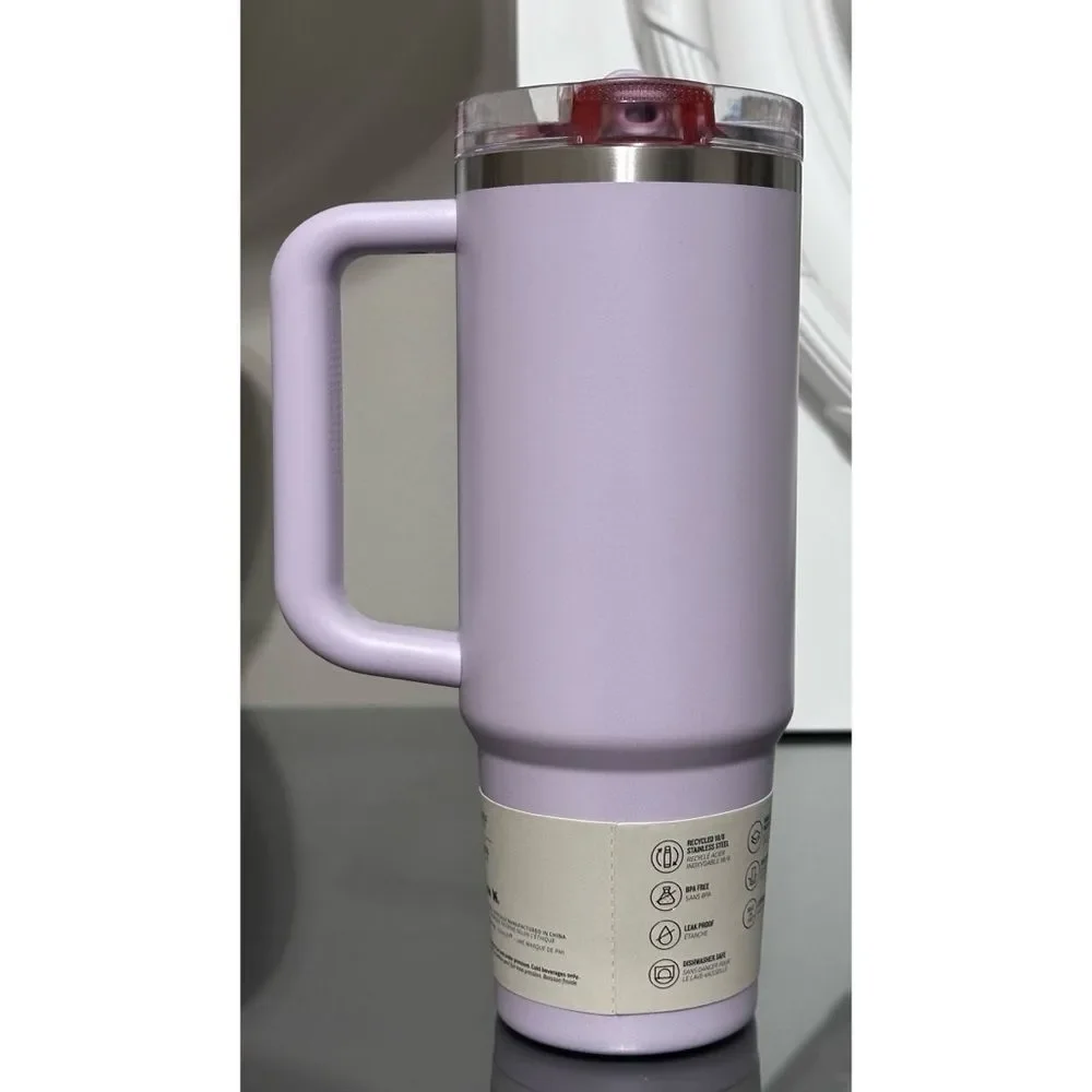 STANLEY QUENCHER PROTOUR FLIP STRAW 30OZ TUMBLER,‎ ORCHID GLIMMER - Picture 3 of 5